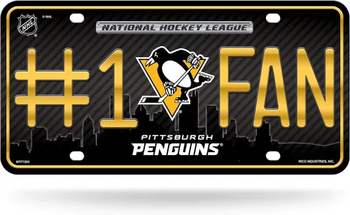 Miniatura 9 de NHL #1 - Placa de matrícula metálica para ventilador