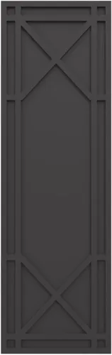 Miniatura 5 de Ekena Millwork TFP001BG12X065SM - Contraventanas fijas True Fit PVC Bungalow (por par, herrajes no incluidos), 12 pulgadas de ancho x 65 pulgadas