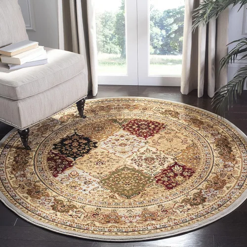 Miniatura 11 de SAFAVIEH Lyndhurst Collection - Alfombra de pasillo, 2 pies 3 pulgadas x 6 pies, multicolor y rojo, diseño oriental tradicional, no desprende pelusa