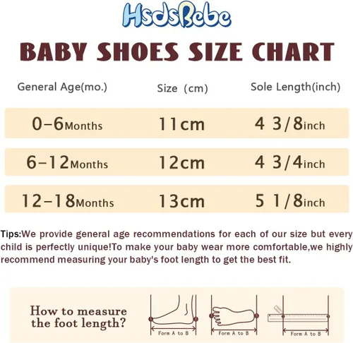 Miniatura 6 de HsdsBebe Zapatos planos Mary Jane para bebés y niñas, suela suave, antideslizante, con lazo, suela suave, para los primeros pasos, zapatos de vestir
