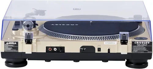 Miniatura 23 de Crosley KT100BT-CP - Sistema estéreo de tocadiscos Bluetooth con altavoces, champán