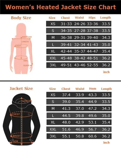 Miniatura 7 de Venustas Women's Heated Long Jacket with 90% Duck Down, 7.4V Battery Pack, Electric Heated Puffer Coat For Skiing Camping