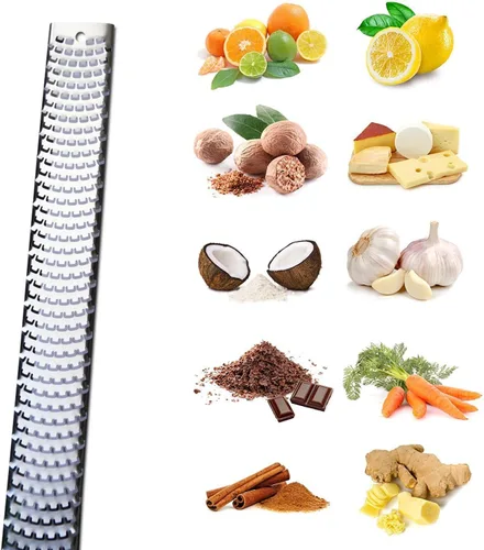 Miniatura 3 de Cítricos rallador de limón & por adeptchef – Queso Parmesano, limón, jengibre, ajo, Nuez moscada rallador de queso, chocolate, verduras, frutas