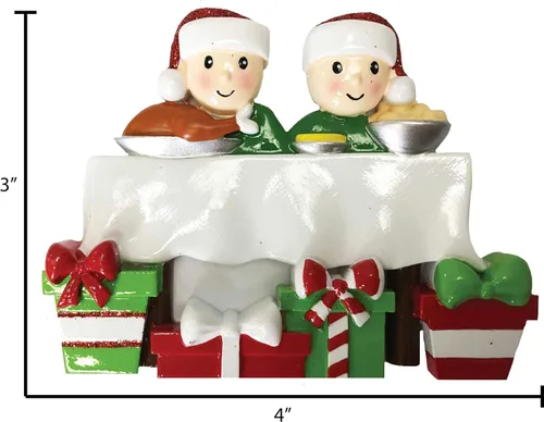 Miniatura 3 de Adornos personalizados para parejas 2024 – Primera Navidad en nuestro primer hogar, regalos para parejas, adorno de Navidad para parejas, caja