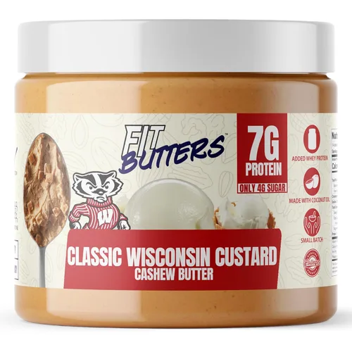 Miniatura 15 de FIt Butters Rory's Cookie Monster Madness (Galletas y Crema de Galleta Mantequilla de Anacardo), Mantequilla de Nueces con Proteína Añadida y Aceite