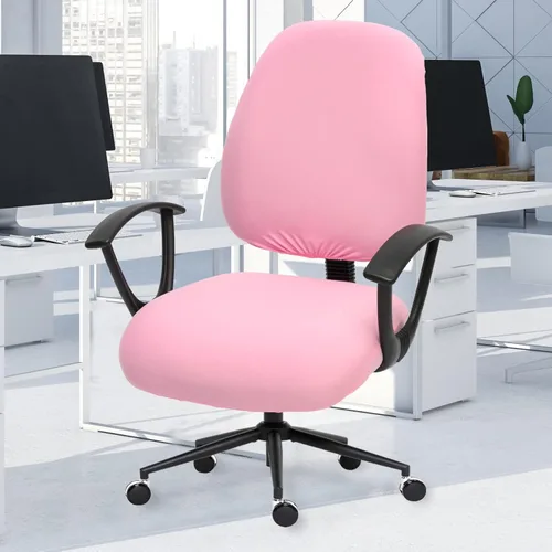 Miniatura 121 de Fundas elásticas para asiento de silla de oficina de escritorio - Funda universal de spandex para silla de computadora - Fundas removibles lavables