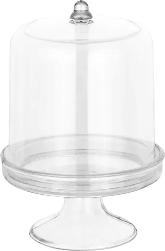 Miniatura 15 de Hammont Cajas de acrílico con forma de tarro de abrazadera, paquete de 6, 1.72 x 2.4 pulgadas, perfectas para bodas, cumpleaños, regalos de fiesta