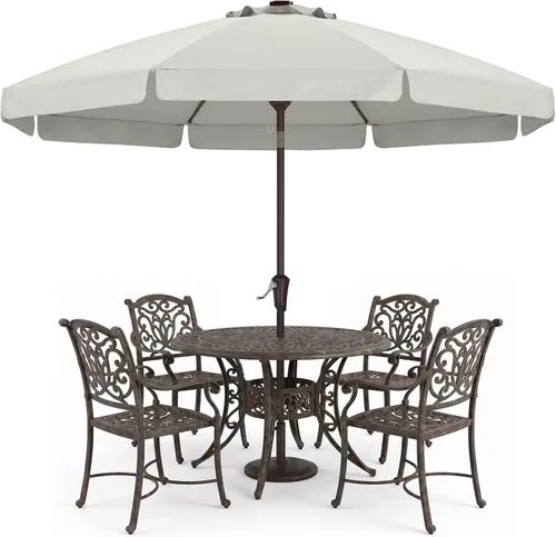 ABCCANOPY Sombrillas prémium de 10 pies (3.05 m) para patio, beige claro
