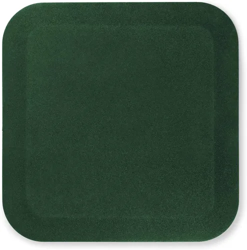 Miniatura 2 de Playsafer Alfombrilla de goma comercial resistente para toboganes y columpios, 1.5 pulgadas de grosor, 36 x 36 pulgadas