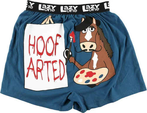 Miniatura 104 de Lazy One Divertidos boxers de animales, ropa interior humorística, novedosos pantalones cortos, regalos de broma para hombres