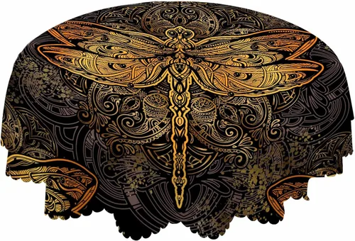 Miniatura 12 de AOYEGO Mantel redondo de 60 pulgadas con diseño de concha de playa tropical oceánica, estrella de mar, cielo arena, mantel de poliéster para Conchas