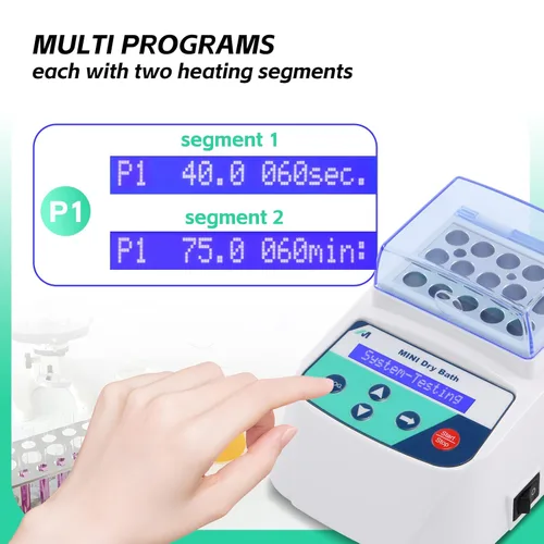 Miniatura 5 de Mini máquina de calentamiento de gel para calentamiento de gel PRP PPP BioFiller fabricación de plasma, temperatura de 5 a 212.0 °F