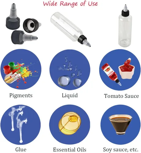 Miniatura 6 de 40 tapas de botella con giro natural 24/410, tapas de repuesto para botellas con orificio de 0.115