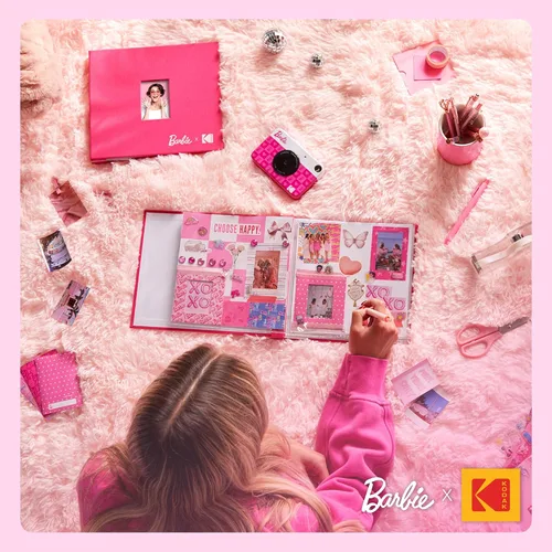 Miniatura 7 de KODAK x Barbie Printomatic - Cámara digital de impresión instantánea a todo color – Cámara portátil Barbie de 5MP - Fotos coloridas en papel Rosa