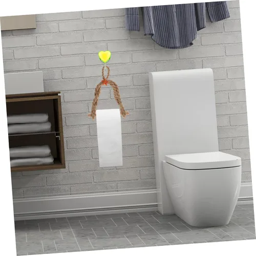 Miniatura 6 de Soporte para rollo de papel de cuerda náutica, decoración de baño rústico, soporte para papel higiénico con tema oceá