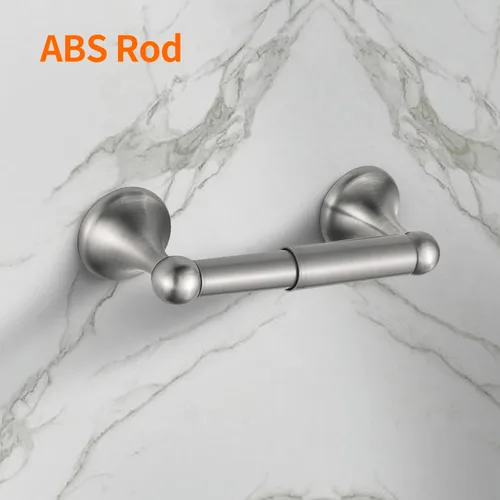 Miniatura 3 de Juego de 8 piezas de accesorios de baño de níquel cepillado, ajustables, expandibles, toalleros, anillo, soporte para papel higiénico, ganchos