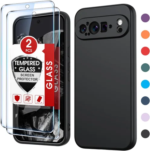 Miniatura 11 de LeYi Funda para Google Pixel 6A, Funda para Google Pixel 6A [6.1"] con Paquete de 2 Protectores de Pantalla de Vidrio Templado, Funda de Silicona