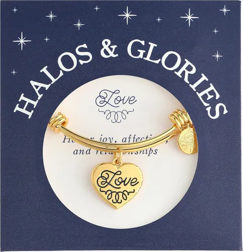 Miniatura 3 de Halos & Glories, pulsera con texto "Love