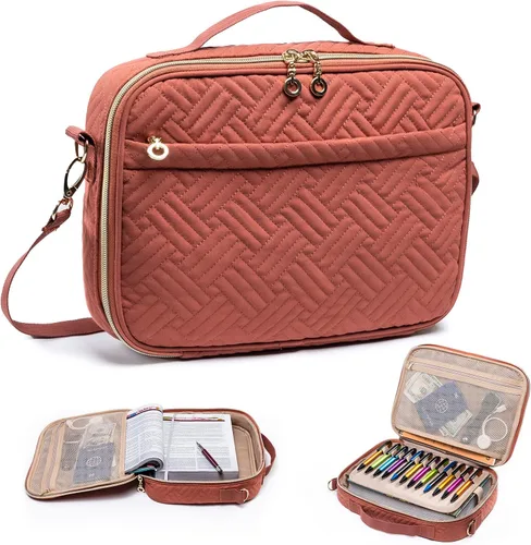 Miniatura 19 de Elegante funda para la Biblia de IMAGINING para mujer, funda para Biblia con asas y bolsas, gran regalo y protector de libros