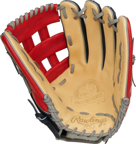 Miniatura 3 de Rawlings Guantes de béisbol Pro Preferred Tamaños 11.5 a 12.75 pulgadas Múltiples estilos