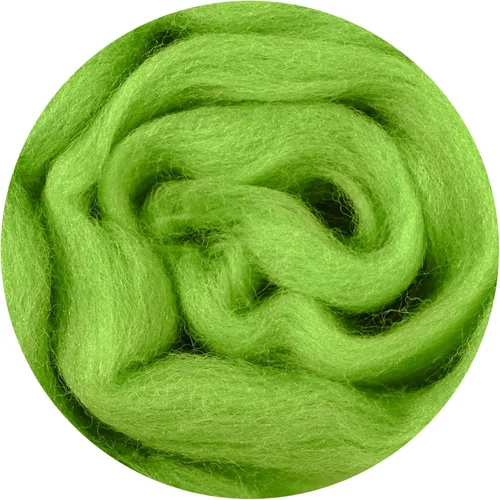 Miniatura 86 de 24 tipos de lana rosa, 4.23 oz (120 g), adecuado para fieltro húmedo y fieltro de aguja de telas hiladas de lana. Un paquete de prueba está Tonos