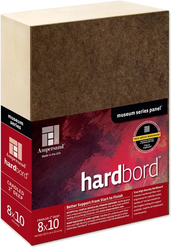 Miniatura 53 de Ampersand Art Supply Panel de Pintura de Madera Dura: Serie Museum Hardbord, 11" x 14", Perfil Plano de 1/8 Pulgada Perfil plano de 1/8 pulgadas