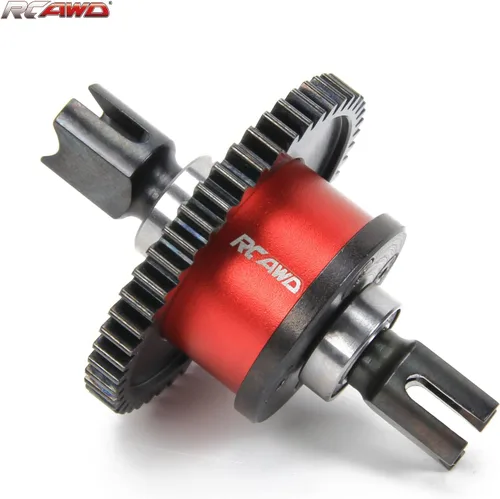 Miniatura 9 de RCAWD Juego de dificultad central con 40CrMo Main Diff Gear 50T Spiral para actualizaciones ARRMA 6S, 1/7 infracción de equipo de bomberos delito