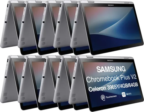 Miniatura 9 de Laptop Samsung Chromebook Plus V2 Business 2 en 1 con pantalla táctil de 12.2 pulgadas, pantalla WUXGA