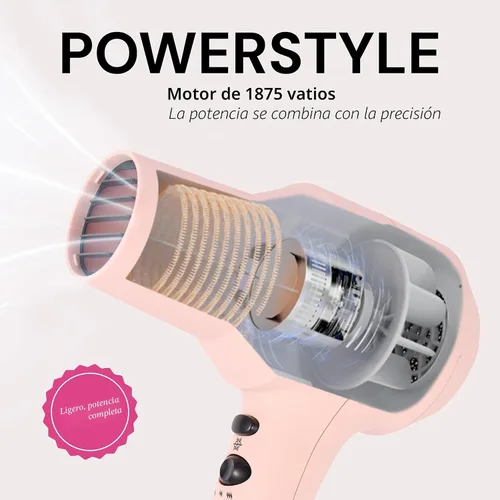Miniatura 5 de L'ANGE HAIR PowerStyle Secador de Cabello Iónico Turbo 1875W Secado Rápido y Peinado de Precisión para Looks Duraderos y Sin Frizz Tecnología