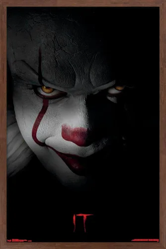 Miniatura 17 de Trends International IT-Pennywise - Póster de pared, 14.725 x 22.375 pulgadas, versión enmarcada de madera de granero