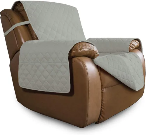 Miniatura 120 de Easy-Going - Funda para sofá, futón y sillón sin reposabrazos, reversible, resistente al agua, para mascotas y niños (azul oscuro/azul claro)