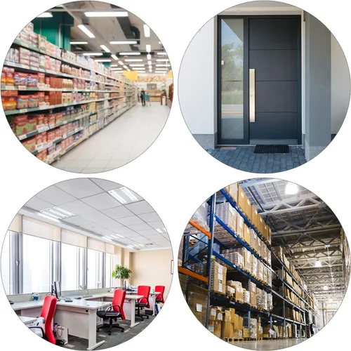 Miniatura 4 de Pearl Enterprise - Cámara de seguridad falsa, sistema de vigilancia inalámbrico para exteriores con luz de movimiento, aspecto realista con luz LED