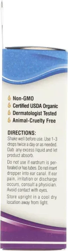 Miniatura 2 de Wally's Natural Products, Aceite orgánico para el oído con ajo y gordolobo, 1 fl oz - 2pc