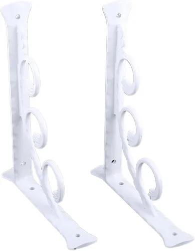 Miniatura 4 de 2 soportes flotantes de forma triangular para estantes invisibles, soportes de metal derecho montados en la pared, soporte triangular para estantes