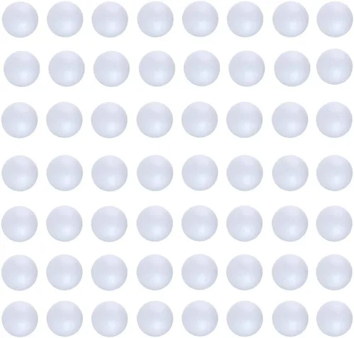 100 piezas de bolas de espuma blancas de 1 pulgada de poliestireno, bolas de manualidades de espuma para arte, manualidades, hogar, proyectos 1.0 in