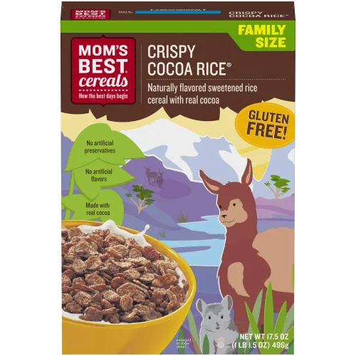 Miniatura 12 de Mom's Best Cereal con sabor a trigo tostado, sin jarabe de maíz de alta fructosa, caja de 23 onzas (paquete de 12)