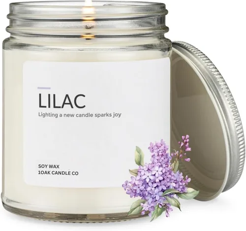 Miniatura 16 de 1OAK Vela de Manzana - Velas perfumadas de cera de soja (Manzana) - Velas de soja para aromatizar el hogar - Quema larga premium - Hechas a mano