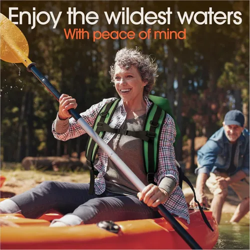 Miniatura 7 de Earth Pak Bolsa Seca Impermeable - Mochila Impermeable de Cierre Enrollable Superior Mantiene el Equipo Seco para Kayak con Funda Impermeable