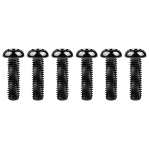 Miniatura 10 de Cabeza de botón de titanio Torx M5 M6 M8 x10 12 15 20 25 30 35 1.575 in para bicicleta, motocicleta, automóvil, tornillos paquete de 6