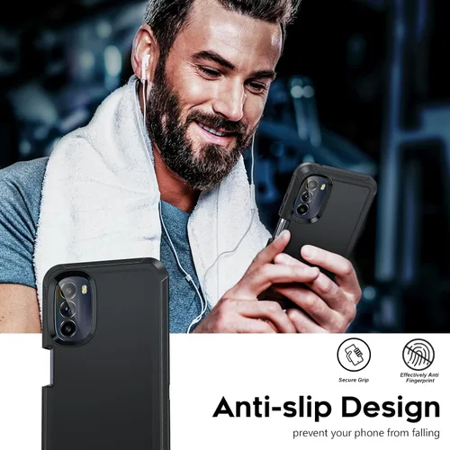 Miniatura 7 de LeYi Funda para Motorola Moto-G-5G-2022: con 2 protectores de pantalla, resistente 3 en 1 MotoG 5G 2022, funda a prueba de golpes para MotoG5G 2022
