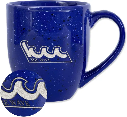 Miniatura 416 de Rico Industries NCAA Virginia Tech Hokies Maroon - Taza de café de cerámica grabada con láser, color del equipo, 16 onzas