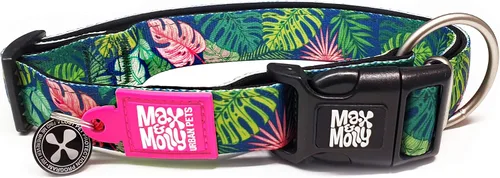 Miniatura 11 de Max & Molly Urban Pets Smart ID - Collar para perro con etiqueta de seguridad QR Gotcha! para mascotas y perfil de mascota personalizado, neopreno