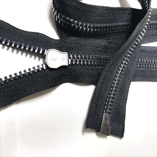 Miniatura 7 de #10 - Chaqueta separadora de 22 pulgadas, cremallera de metal de níquel negro, cremalleras de metal resistente para chaquetas, abrigos de costura