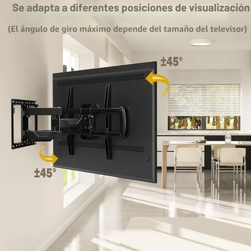 Miniatura 5 de Mounting Dream Soporte de pared para TV, certificado UL, soporte de montaje de movimiento completo para televisores de pantalla plana de 42 a 84