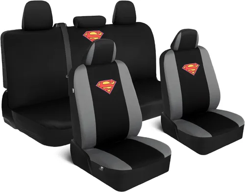 Miniatura 10 de BDK Warner Bros DC Comics Wonder Woman Accesorios para Automóvil Fundas de Asiento - Par Delantero Incluye Funda Removible para la Cabeza