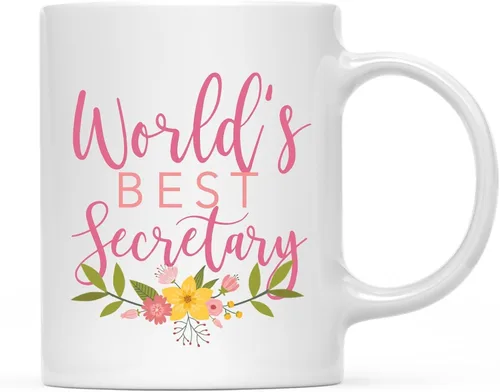 Miniatura 59 de Andaz Press Taza de café de 11 oz, regalo de broma de la mejor abbuela del mundo, diseño floral, paquete de 1
