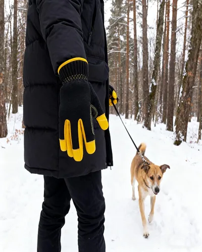 Miniatura 5 de Insulated Synthetic Leather Winter Work Gloves - 3M Thinsulate, Fleece-Lined, Water-Resistant