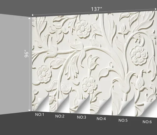 Miniatura 56 de Papel pintado botánico de selva tropical Hojas verdes de planta murales Estética para decorar habitación Sala de estar Fondo de TV Gran mural de B033