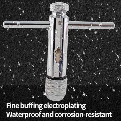 Miniatura 5 de Llave de llave de trinquete ajustable con mango en T Rango de capacidad de llave M3-M8