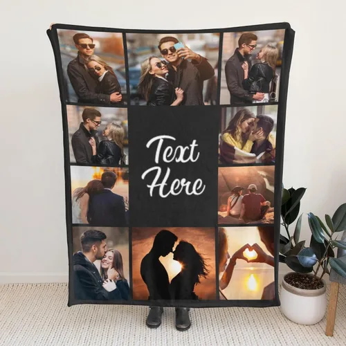 Miniatura 7 de Printwoo Mantas personalizadas con foto, manta de fotos personalizada, mantas personalizadas con imagen, regalos personalizados para mujeres